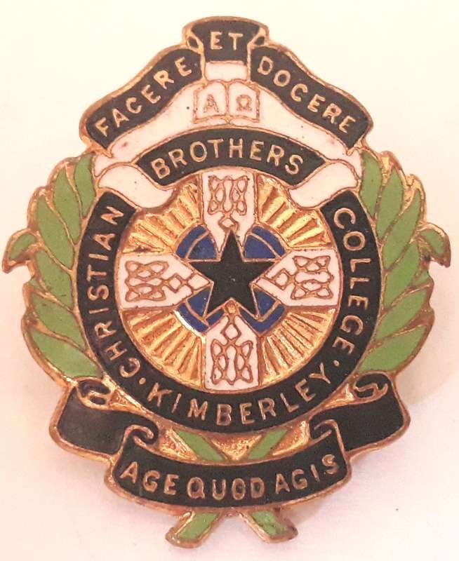 Vintage Kimberley Christian Brothers College Pin Badge