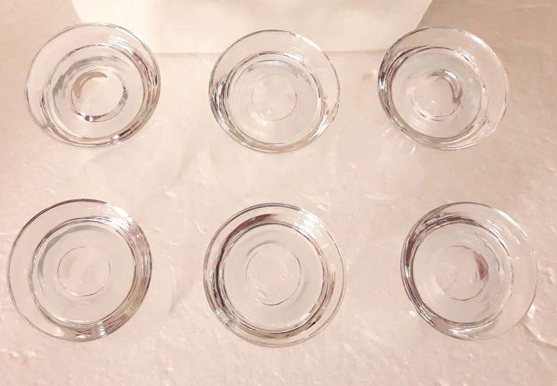 Virgin Atlantic Airways Carton Box of Six Tray Glasses
