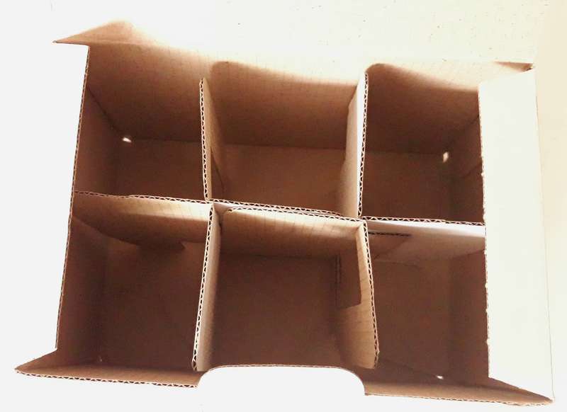 Virgin Atlantic Airways Carton Box of Six Tray Glasses