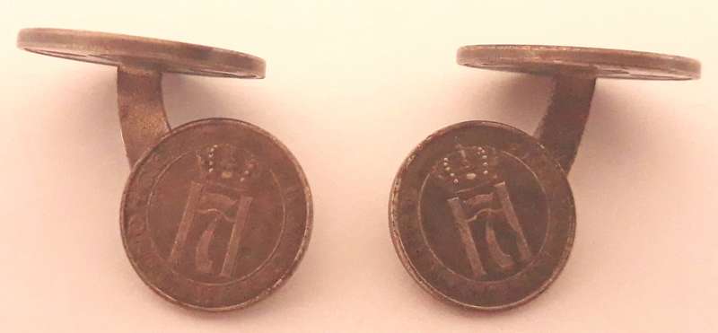Vintage 1940s Era Norwegian Ore Cufflinks