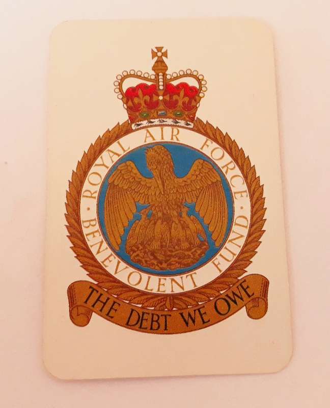 Vintage Royal Airforce Benevolent Fund Card Deck