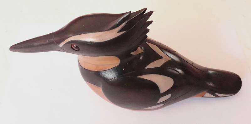 Vintage Knysna Feathers Gallery Limited Edition Pied Kingfisher