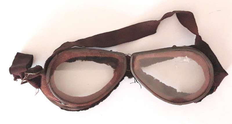WW1 Era RFC, RNAS and RAF Triplex Style Flying Goggles