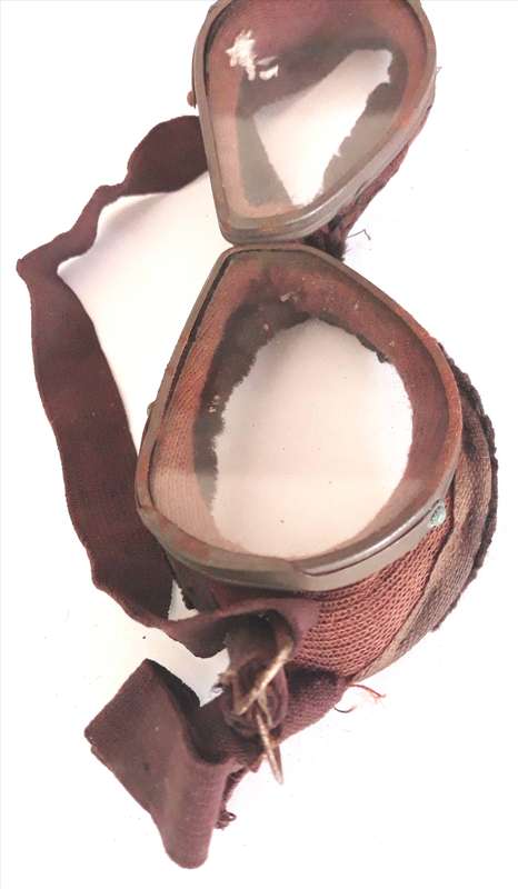 WW1 Era RFC, RNAS and RAF Triplex Style Flying Goggles