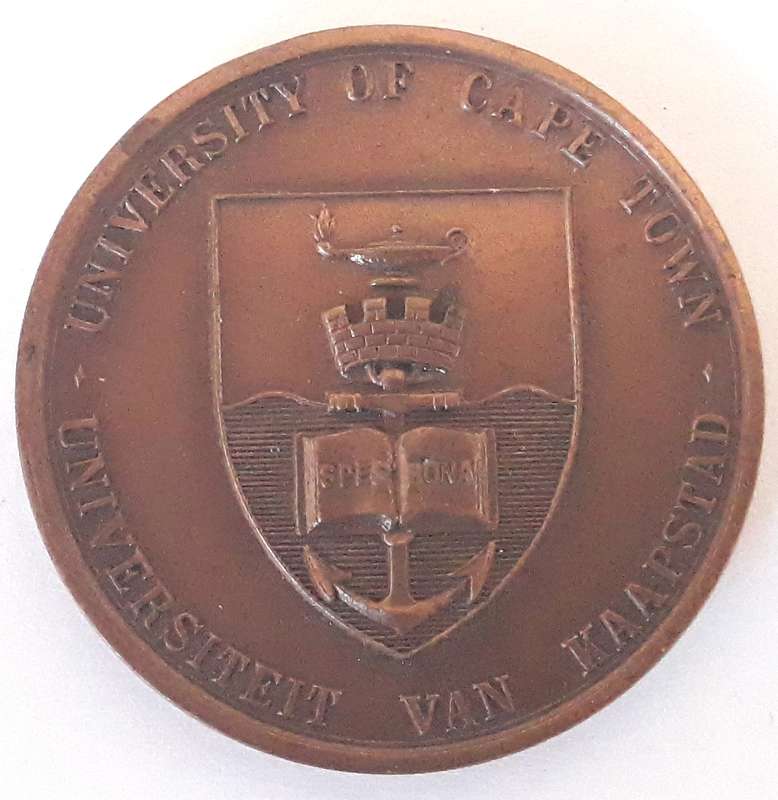 Vintage 1962 University of Cape Town Medallion