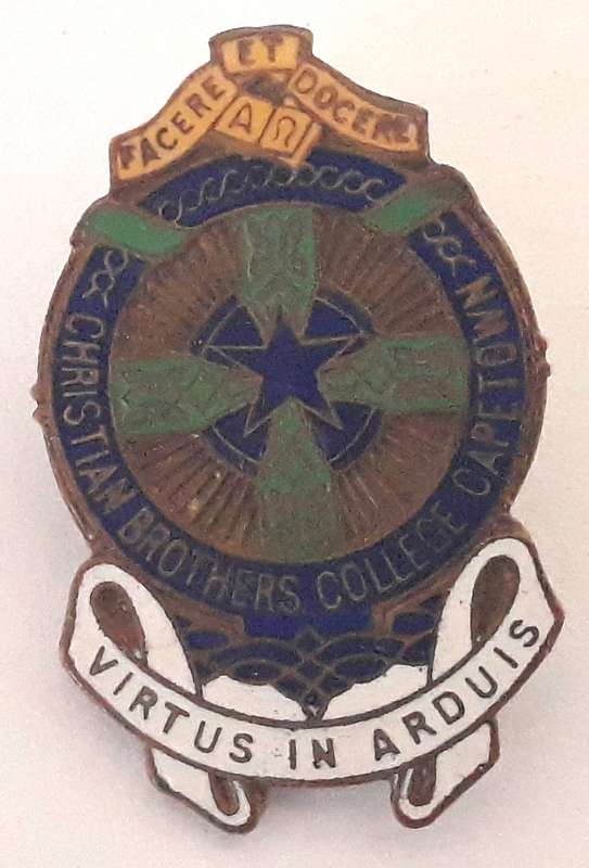 Vintage Christian Brother College Cape Town Pin Badge