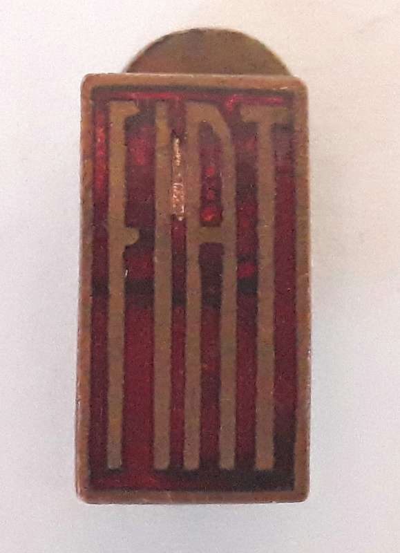 Vintage FIAT Button Badge