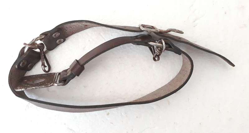 Vintage Girl Guides Leather Belt