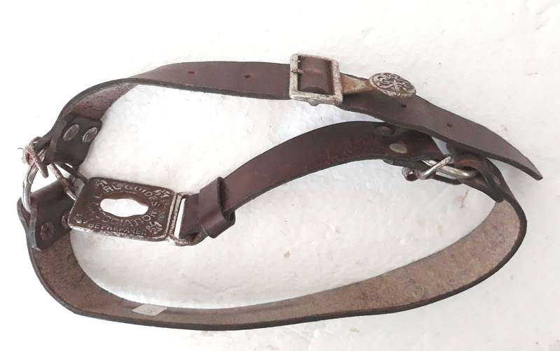 Vintage Girl Guides Leather Belt