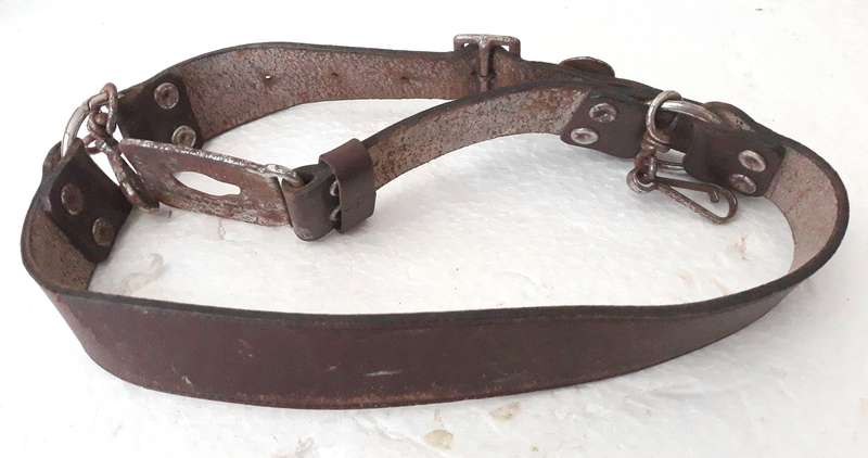 Vintage Girl Guides Leather Belt