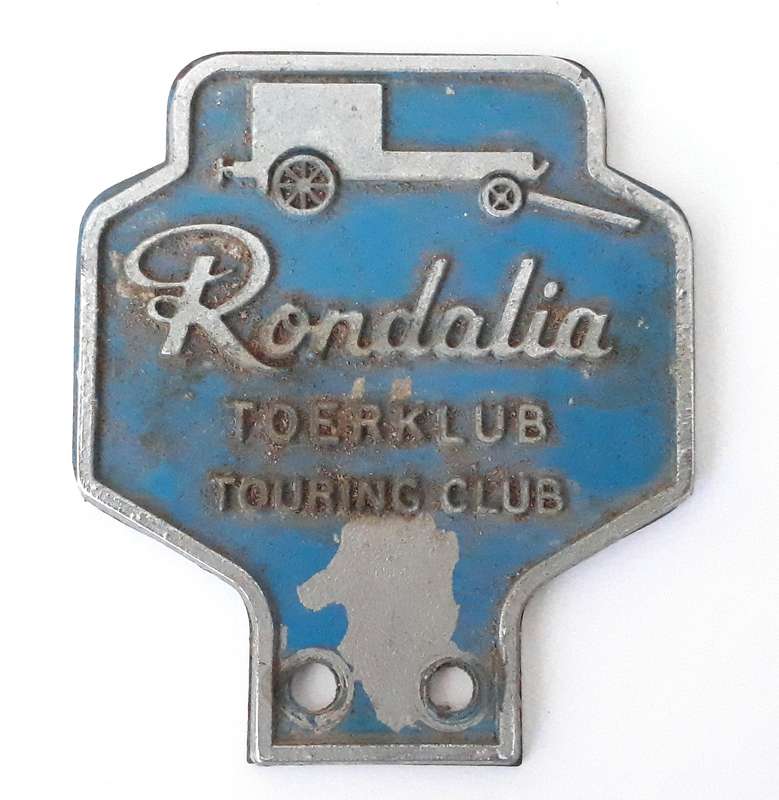 Vintage Rondalia Touring Car Badge