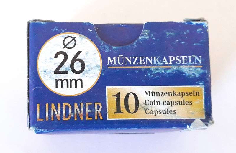 Lindner 26mm Coin Capsules 10 Pack