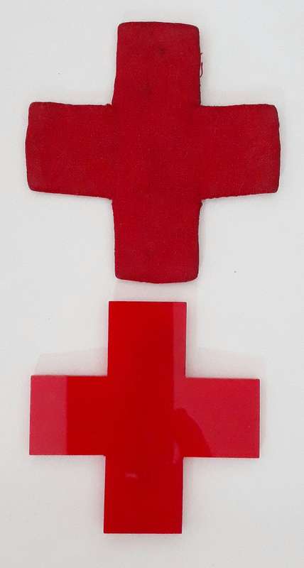 Vintage South African Red Cross Badges for Arm Band