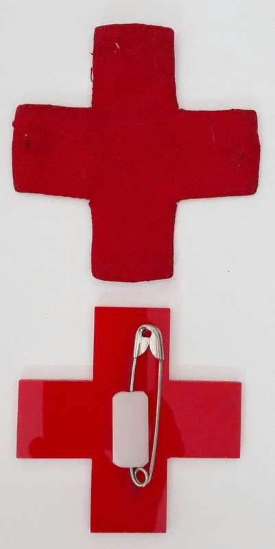 Vintage South African Red Cross Badges for Arm Band