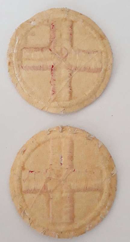 Vintage South African Red Cross Cloth Badges