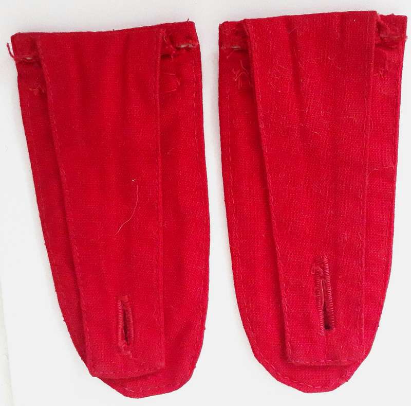 Vintage South African Red Cross VAD - 78 Red Shoulder Boards and Badges