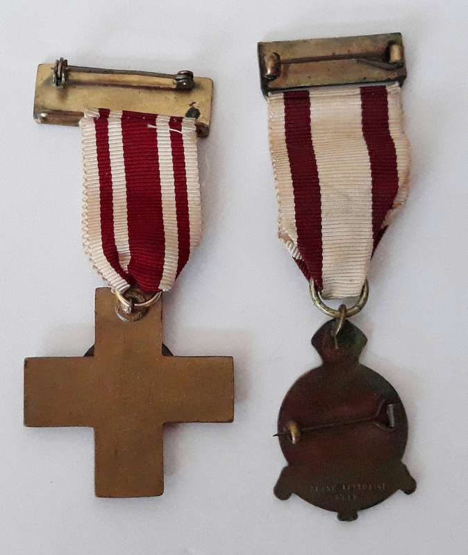 South African Red Cross 20 and 10 Year Service Medals
