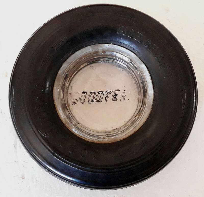 Vintage Goodyear Aircraft Tyre Ashtray