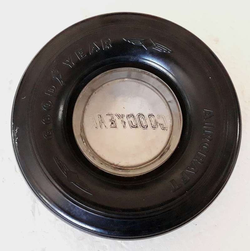 Vintage Goodyear Aircraft Tyre Ashtray