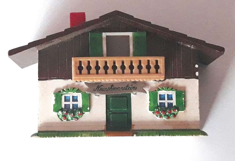 Vintage 1970s West German Viewfinder Neuschwanstein House