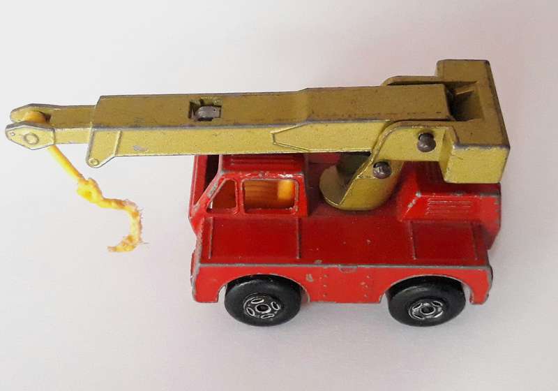 Vintage Lesney Matchbox Superfast No 42 Iron Fairy Crane