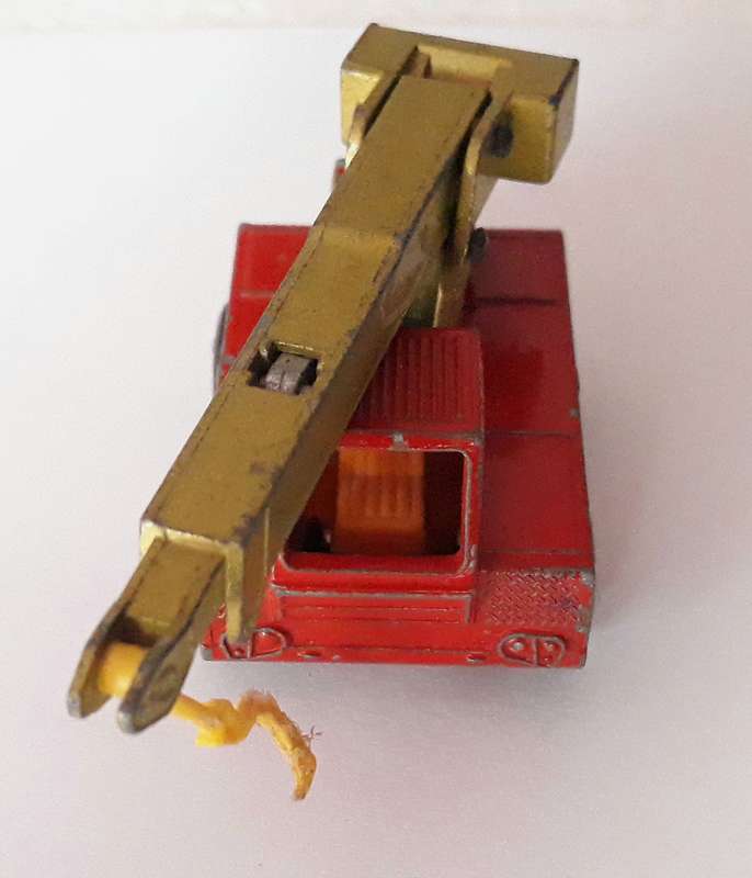 Vintage Lesney Matchbox Superfast No 42 Iron Fairy Crane