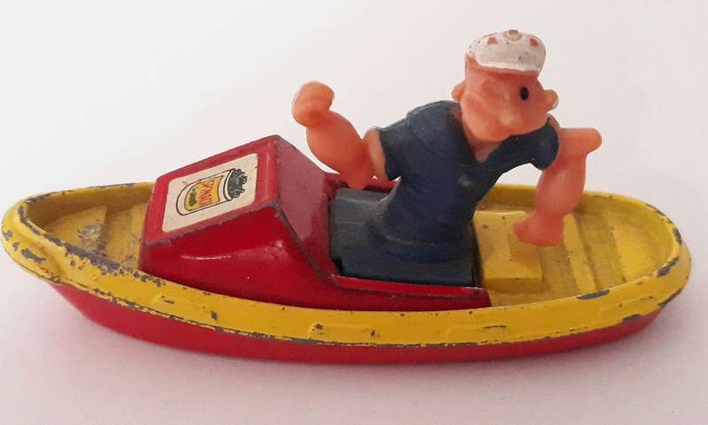 Vintage Corgi Popeye Boat