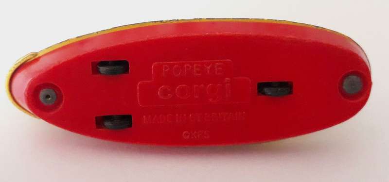 Vintage Corgi Popeye Boat