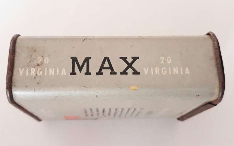 Vintage Max 20 Pack Cigarette Tin