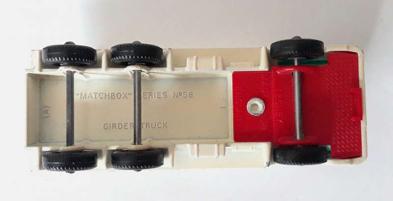 Vintage Lesney Matchbox No 58 Girder Truck with Girders