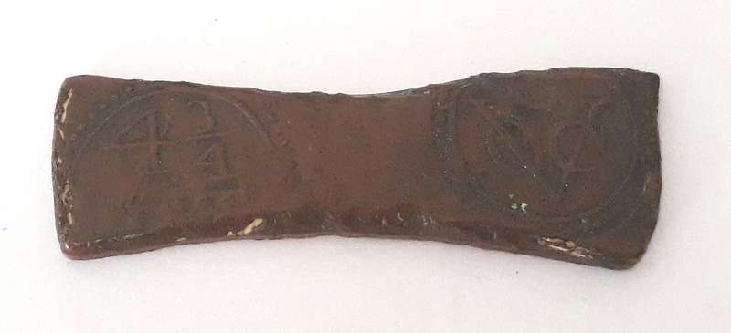 Vintage Van Riebeeck Netherlands VOC Ceylon 4 3/4 Bonk Bar Coin Replica Token