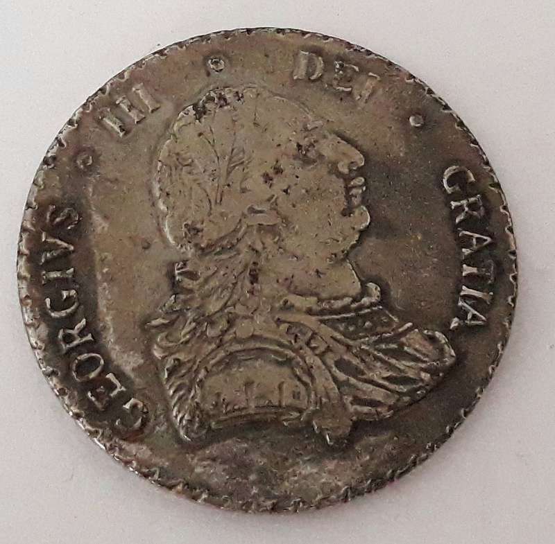 Vintage Van Riebeeck Britain George 3rd Shilling Coin Replica Token