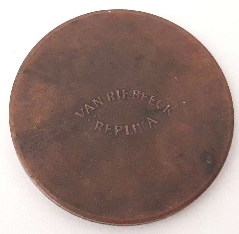 Vintage Van Riebeeck 1797 Cartwheel Penny Coin Replica Token