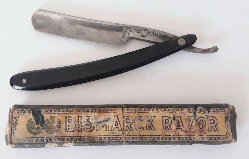 Vintage German Bismarck Straight Razor