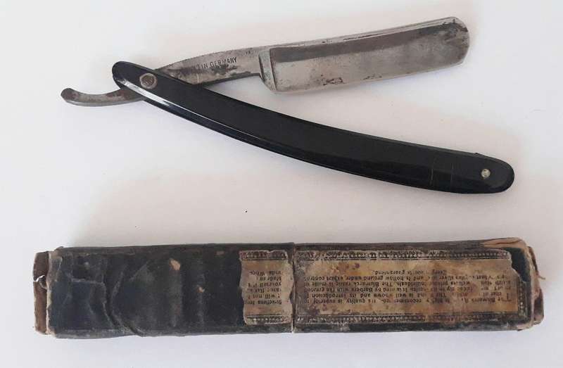 Vintage German Bismarck Straight Razor