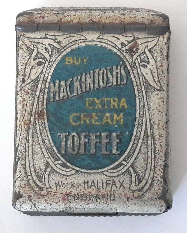 Antique Victorian/Edwardian Era Mackintosh's Toffee Vesta Match Case/Striker