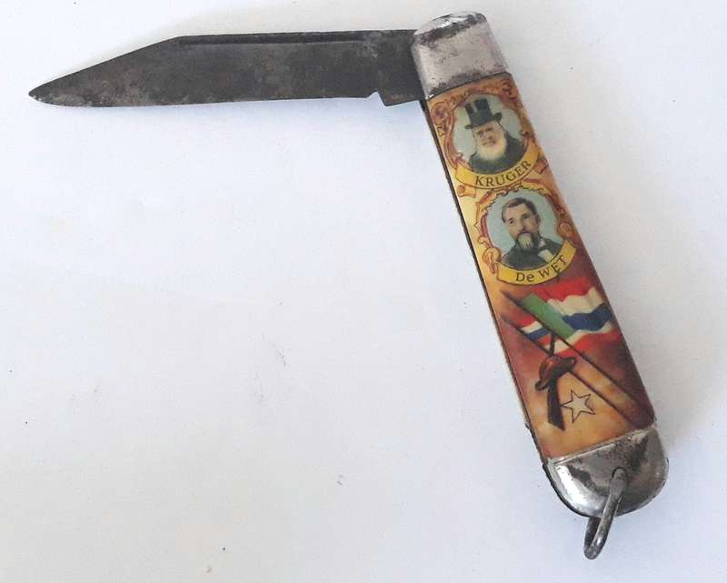 Vintage Richards Sheffield Paul Kruger/Christiaan De Wet Pocket Knife