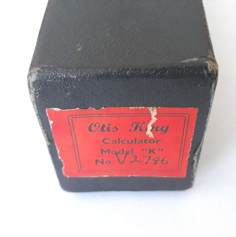 Vintage Otis King's Model K Calculator