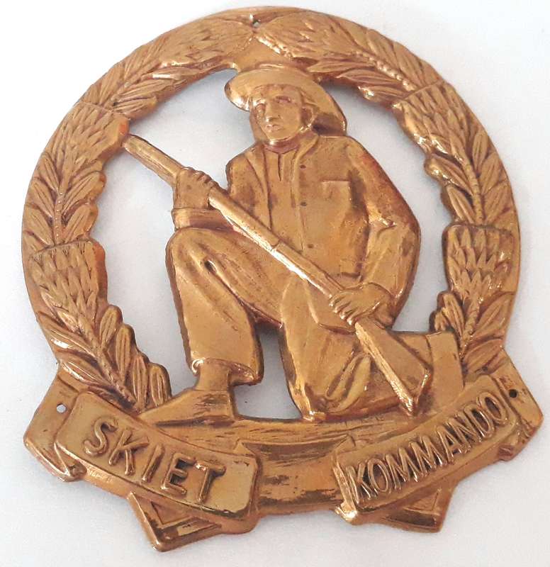 Vintage SADF Commando Badge for Plaque