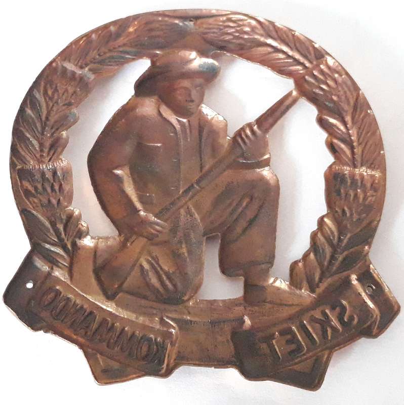 Vintage SADF Commando Badge for Plaque
