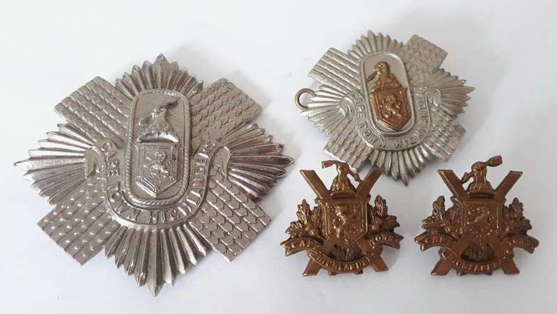 UDF and SADF Cape Town Highlanders Badges