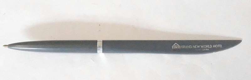 Vintage 1990s Grand New World Hotel Desk Pen