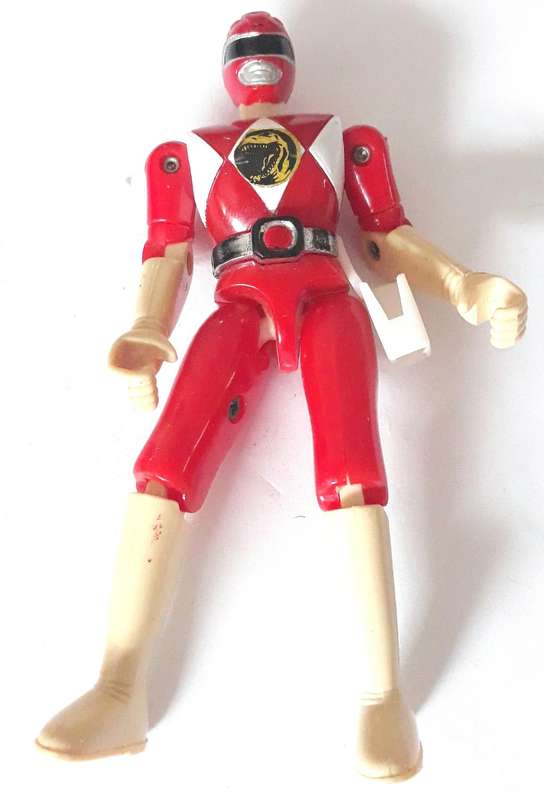 Vintage 1993 Bandai Mighty Morphin Power Rangers Red Ranger Action Figure