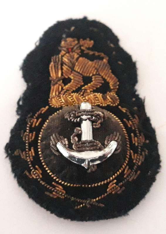 South African Navy Petty Officer Cap Badge