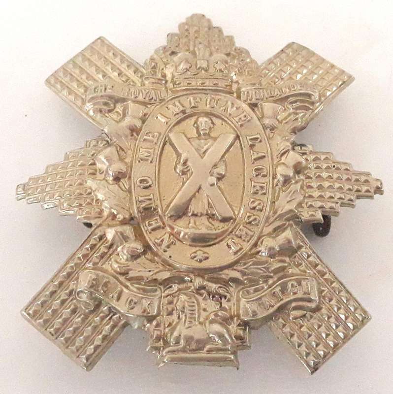 British Army Victorian Era The Royal Highlanders Cap Badge