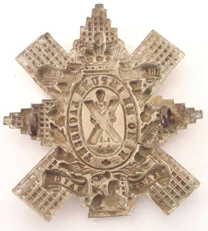 British Army Victorian Era The Royal Highlanders Cap Badge