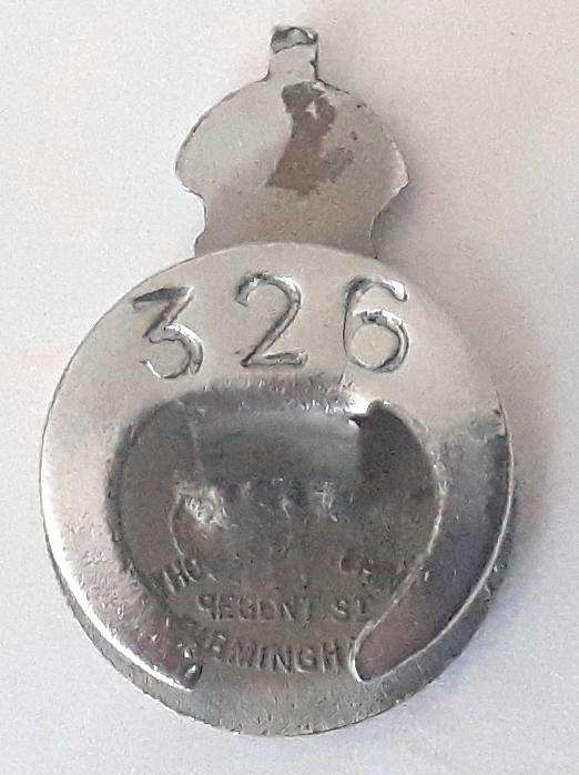 Vintage British Army Great Yarmouth Special Constable Button Badge