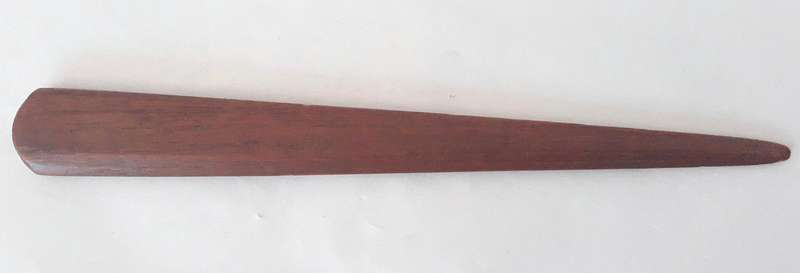 WW1 Teak Wood Letter Opener from Admiral Jellicoe's Flag Ship HMS Iron Duke 1916 Battle of Jutland