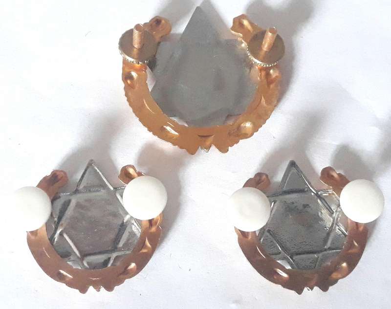 SADF Jewish Chaplain Cap and Collar Badges