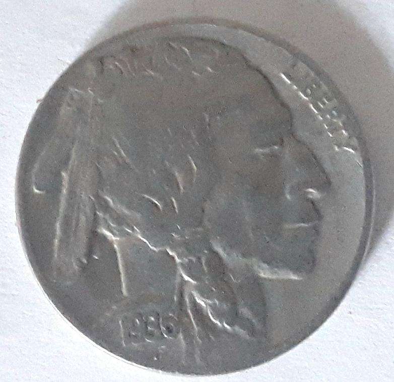 1936 United States Buffalo Nickel